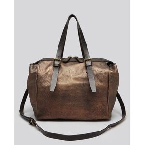 Liebeskind Satchel Metallic Snake Embossed
